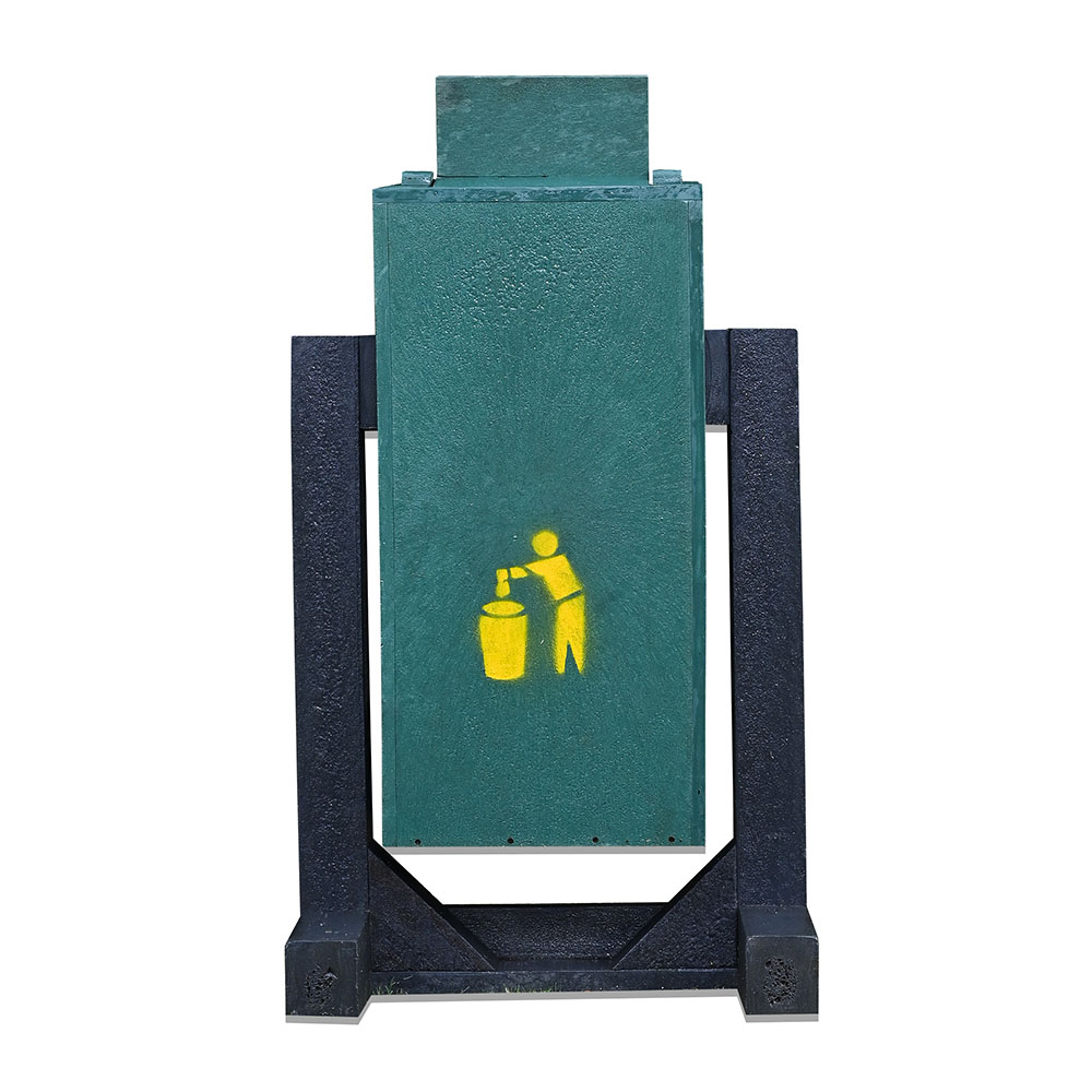 Dustbin With Plastic Base - 1.75ft x 3.5ft